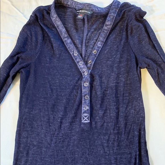 COPY - Rock and Republic button up long sleeved t… - Picture 2 of 2